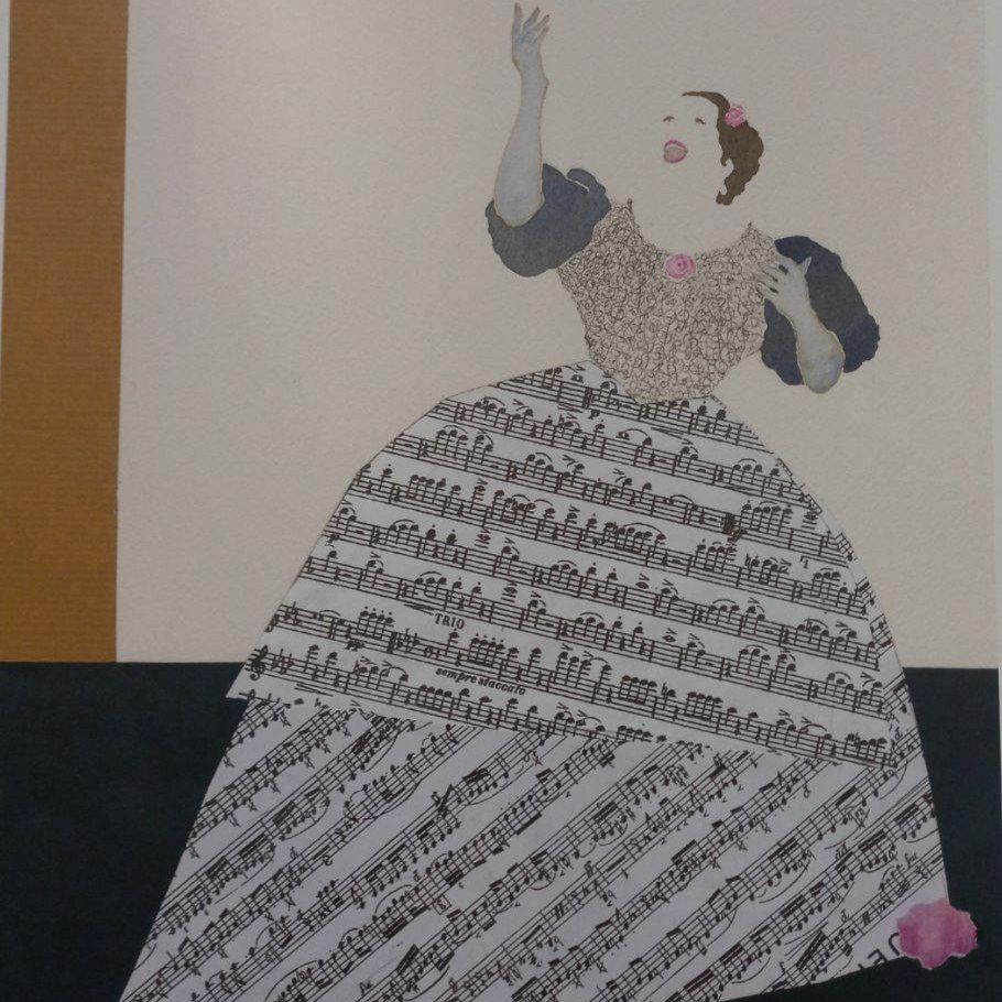 Acuarela de Josefa Cruz 'La Gassier'