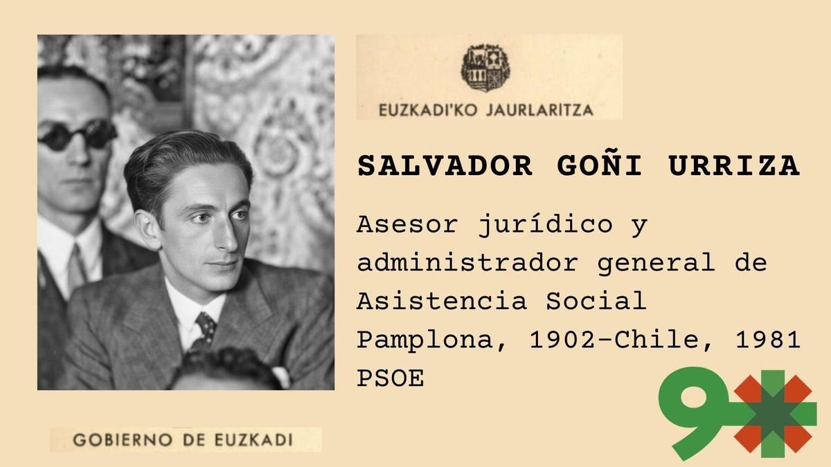 Salvador Goñi Urriza, el socialista conocido como 'Voltaire II' en la masonería que formó parte del Tribunal Popular de Euzkadi