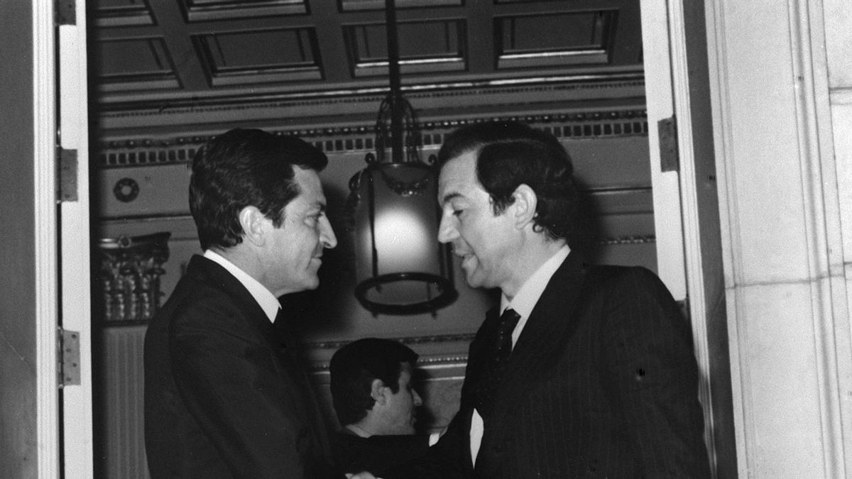 Con Adolfo Suárez