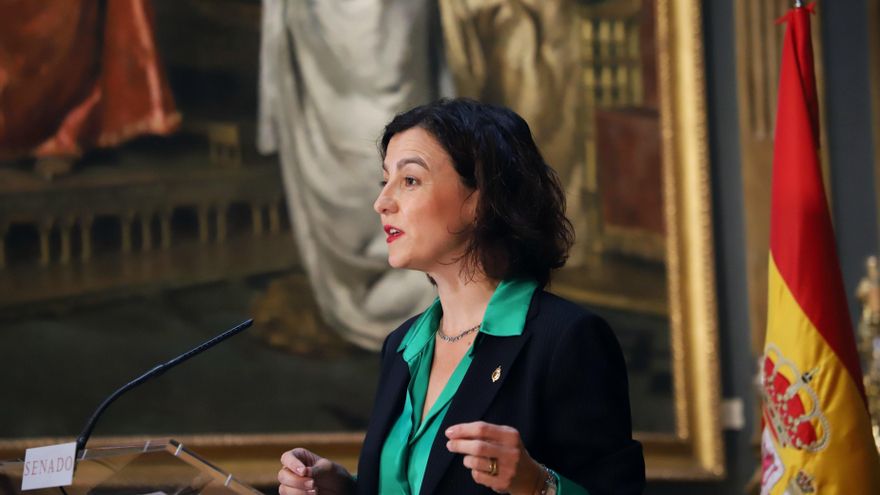Archivo - La portavoz del PSOE en el Senado, Eva Granados.