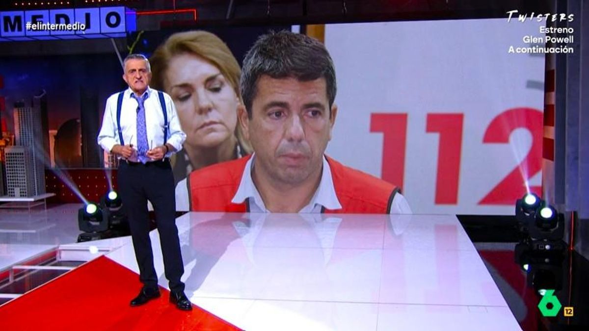 El Gran Wyoming compara la gestión de la DANA Adam con la de 2024: "Ya ha dejado en evidencia a Carlos Mazón"
