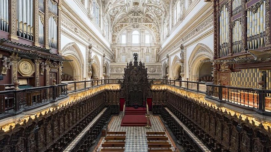 El nuevo sistema antiincendios de la Mezquita se instalará en la cubierta del Coro, la mayor estructura de madera del templo