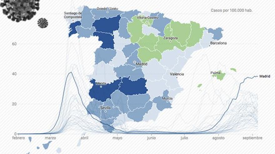 mapa provincias covid-19 isciii