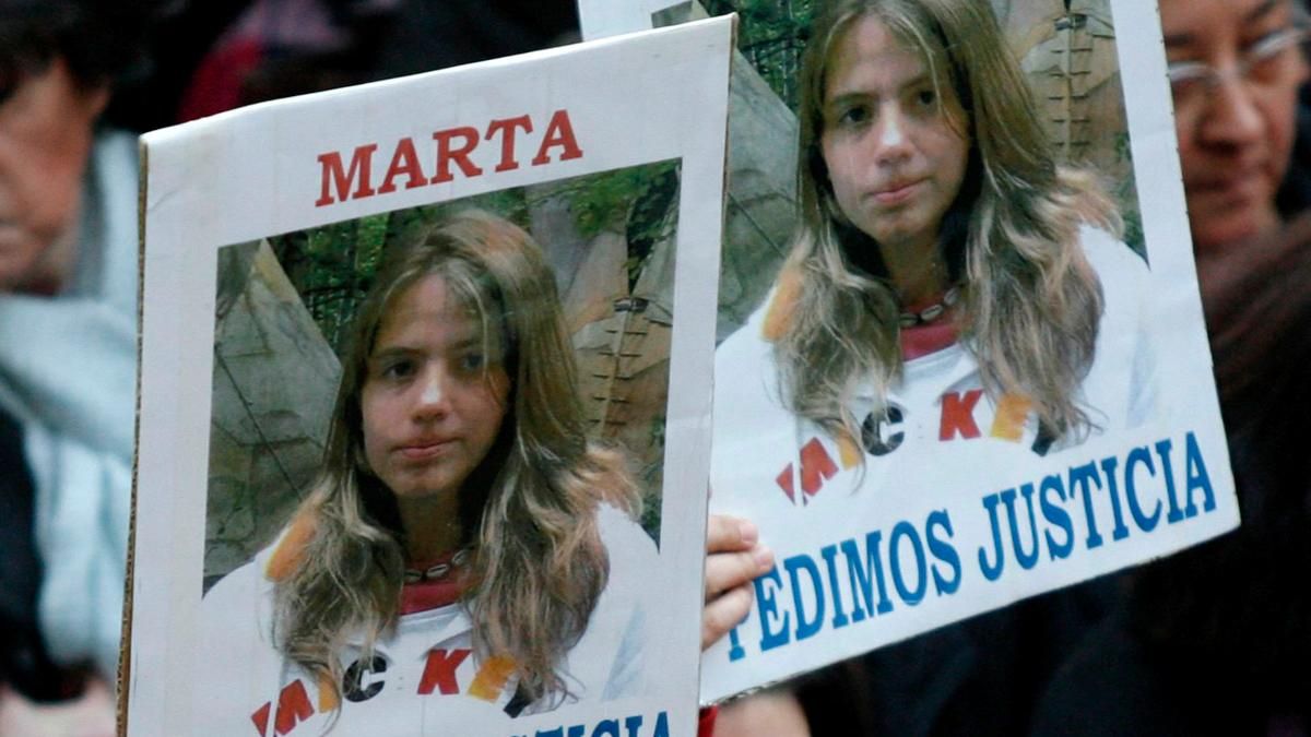 Imagen de una manifestación tras la desaparición de Marta del Castillo