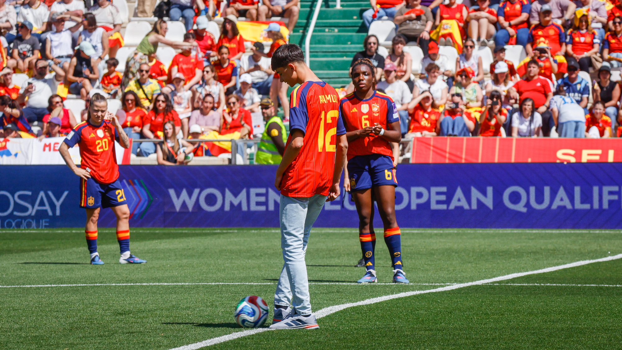 El partido de la selección femenina España - Ucrania