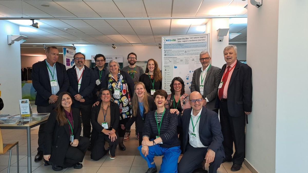 Miembros de proyectos europeos de soluciones basadas en la naturaleza en el cambo de la adaptación climática.