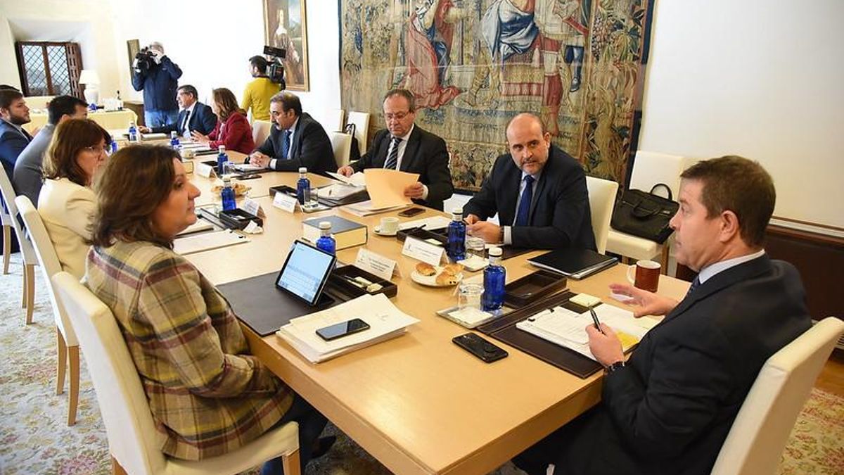 García-Page, hoy, en Consejo de Gobierno