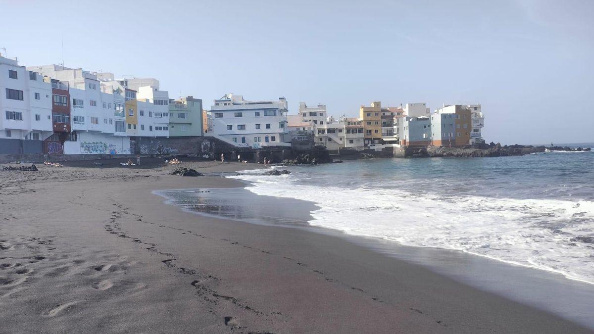 Playa Jardín, en Puerto de la Cruz (Tenerife).