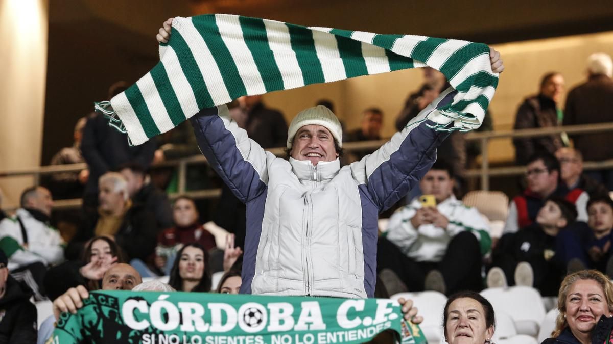 Grada Blanquiverde del Córdoba CF - Real Valladolid CF