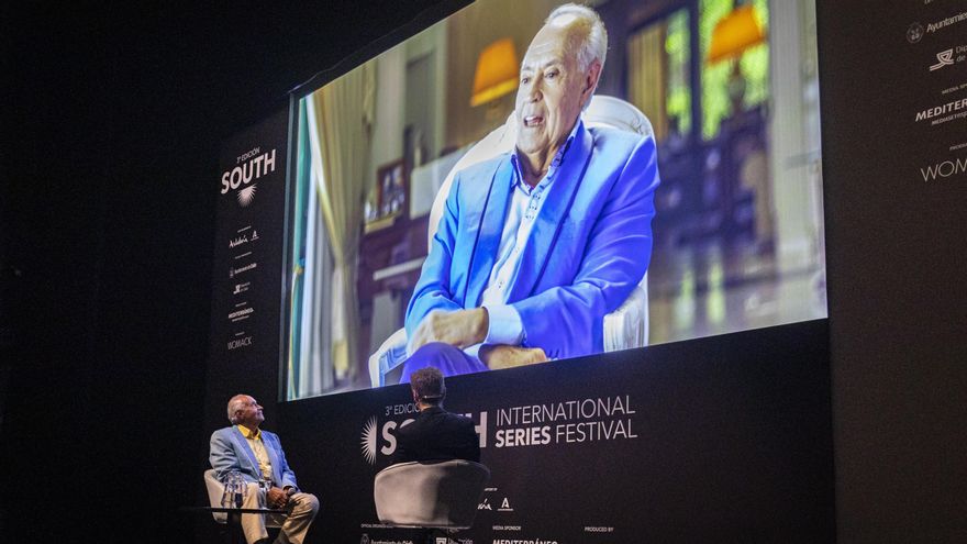 José Luis Moreno viendo el tráiler de 'Toma, Moreno'