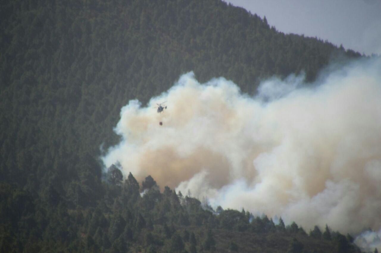 Incendio en el municipio de El Paso