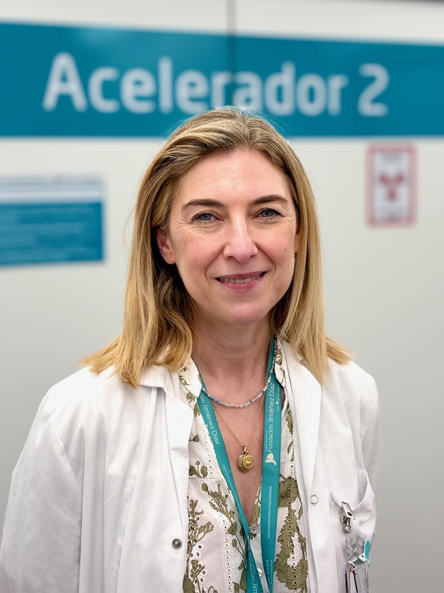 Magnolia Rincón, físico del Servicio de Oncología Radioterápica del Hospital Universitario Fundación Jiménez Díaz.