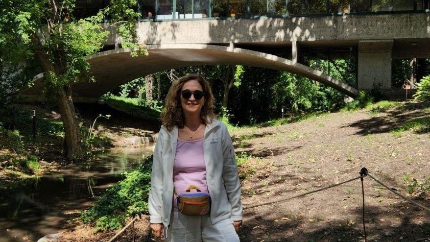 Mariana Figueroa, una de las argentinas beneficiadas por la Ley de Nietos. 