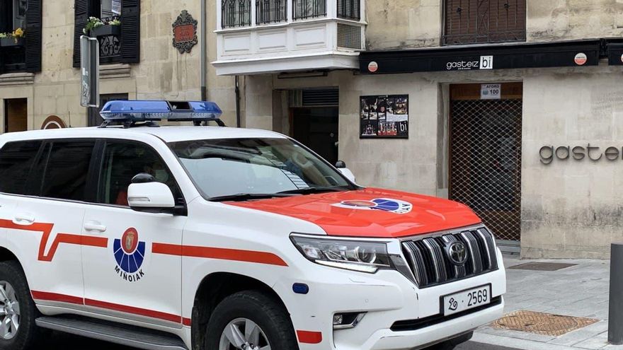 Una patrulla de Miñones, en las inmediaciones