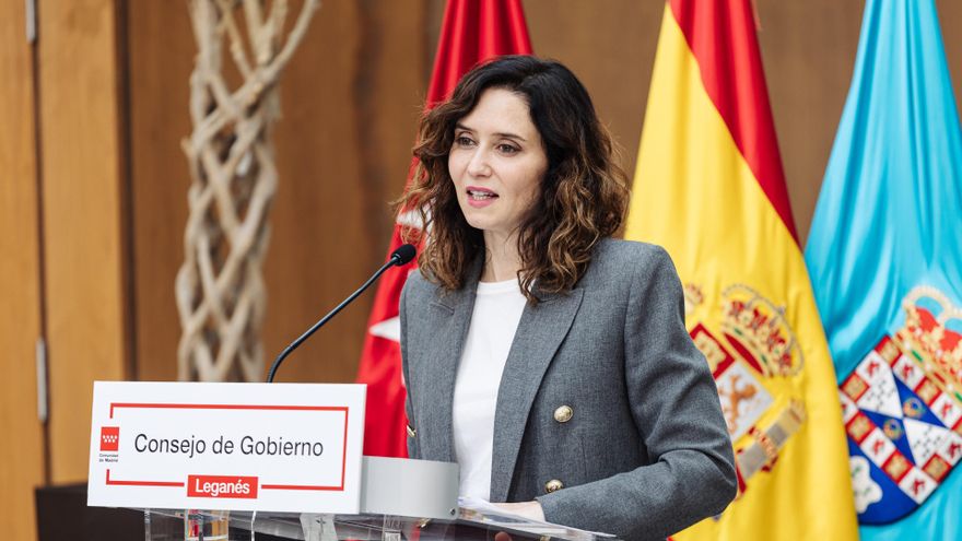 La presidenta de la Comunidad de Madrid, Isabel Díaz Ayuso.