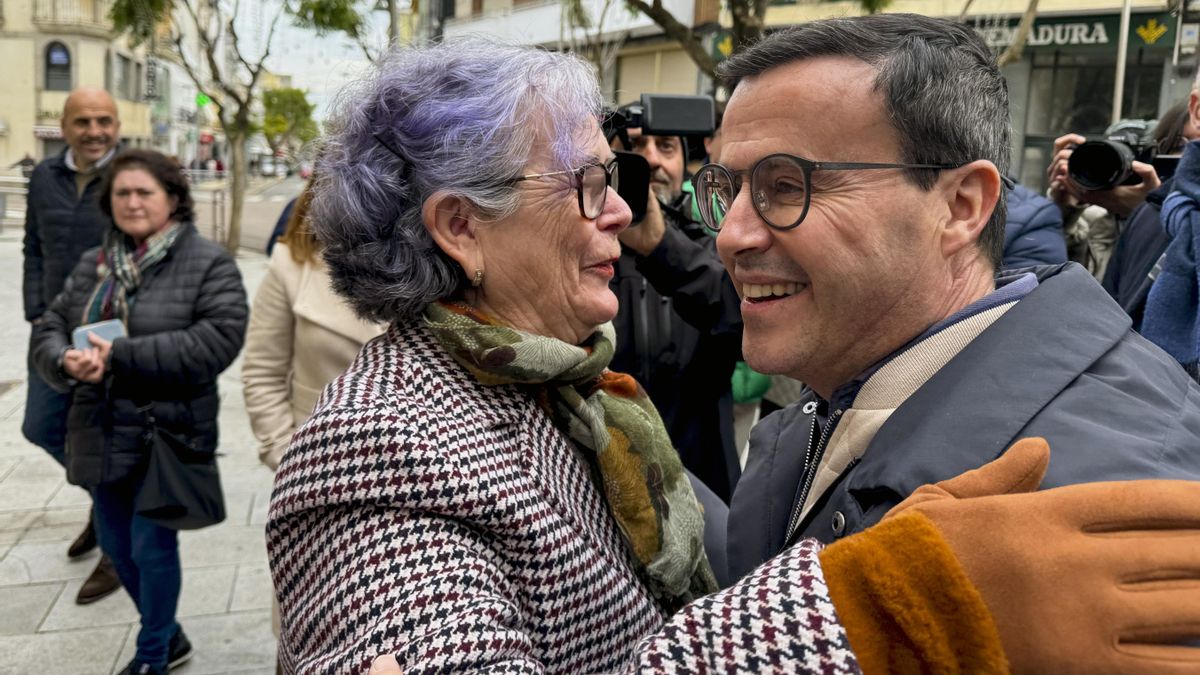 Miguel Ángel Gallardo en Villanueva de la Serena el 19 de diciembre.