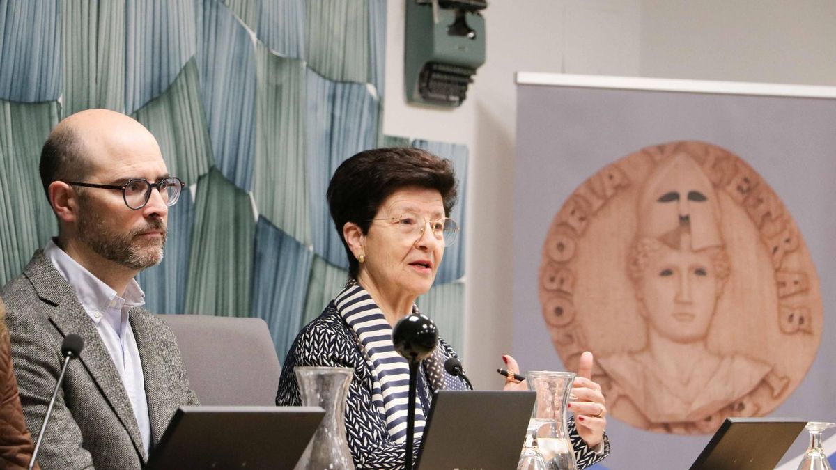 La catedrática emérita Gregoria Cavero, medievalista y directora del Congreso de Urraca I de León.