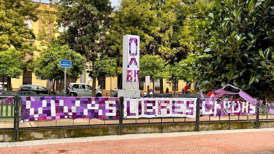 El barrio sevillano de Triana tiene un 8M alternativo y de croché