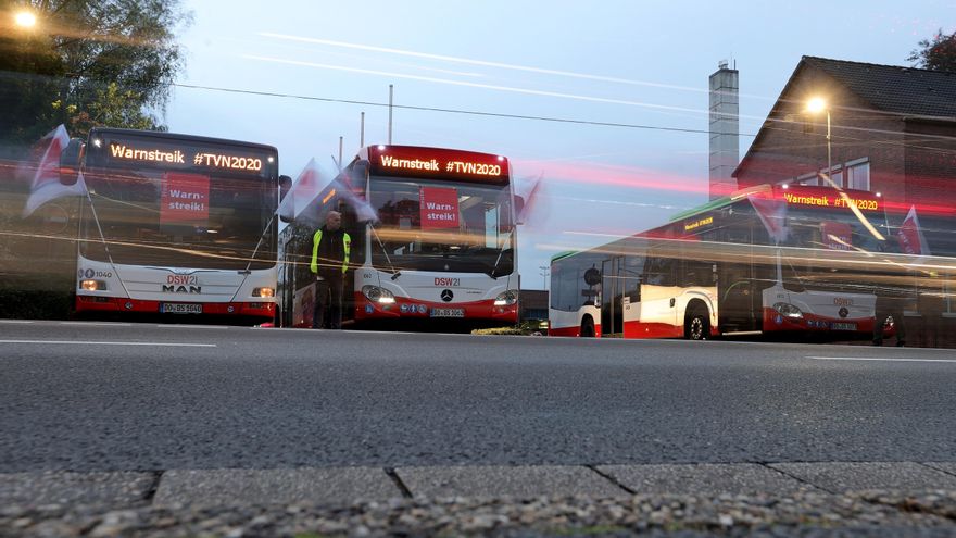 Las huelgas de advertencia paralizan transporte público en Berlín y Baviera