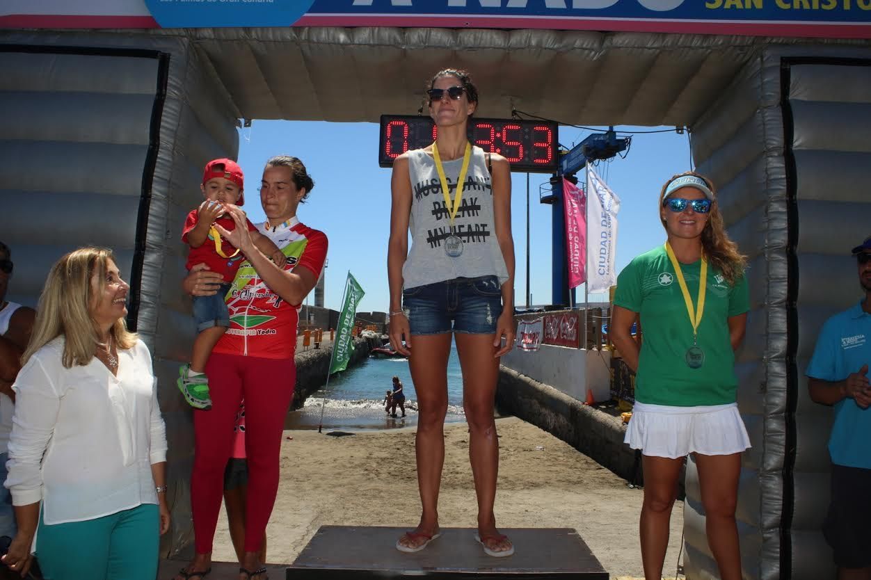 Travesía a nado La Laja-San Cristóbal. (ALEJANDRO RAMOS)