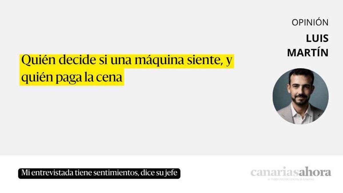 Mi entrevistada tiene sentimientos, dice su jefe