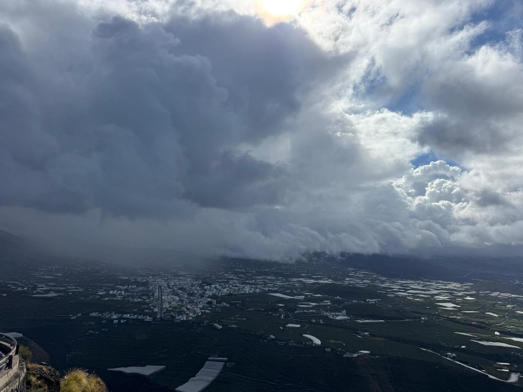 Imagen del Valle de Aridane el pasado miércoles.
