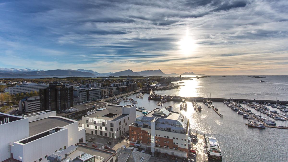 Vista de la ciudad de Bodo.