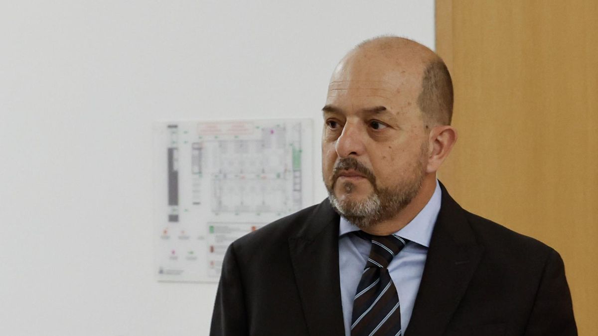 Juan José Cardona, antes de declarar como testigo en el juicio del caso Emalsa, el pasado 17 de junio.