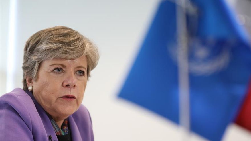 Fotografía fechada el 24 de febrero del 2020 de la secretaria ejecutiva de la Comisión Económica para América Latina y El Caribe (Cepal), Alicia Bárcena.