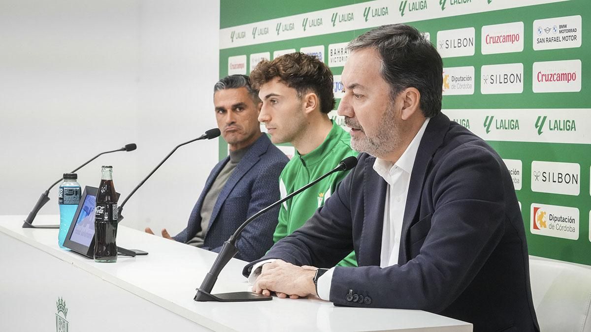 Presentación de Goti como nuevo jugador del Córdoba CF