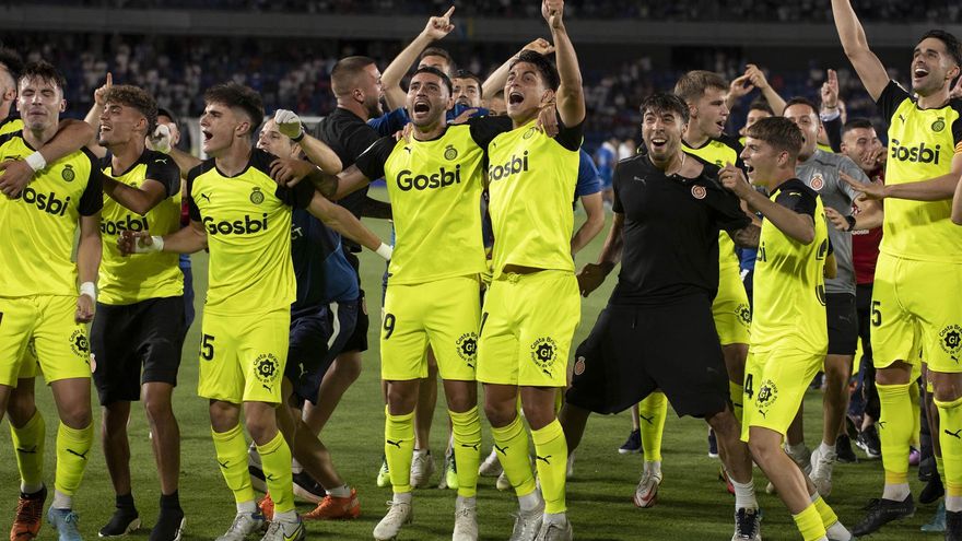 El Girona sorprende al Tenerife y logra el ascenso a Primera División