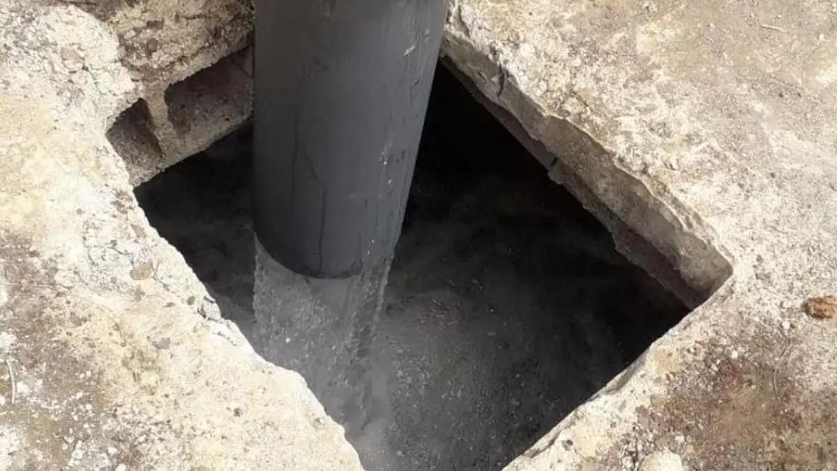 Imagen de archivo de bombeo de agua  de un pozo en La Palma..