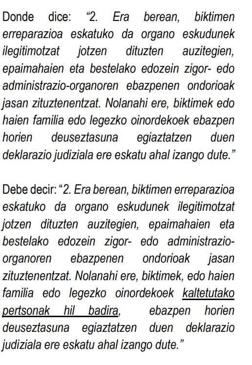 Corrección de errores de un artículo