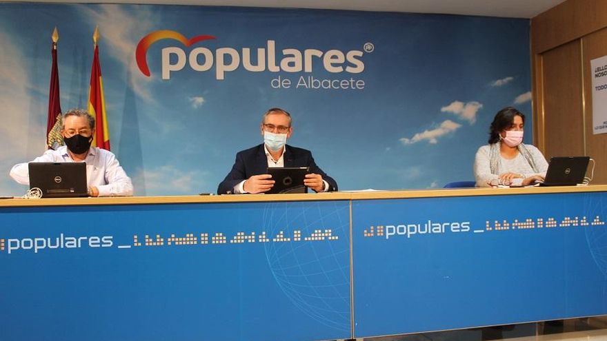 La Junta Directiva del PP de Albacete durante su última reunión