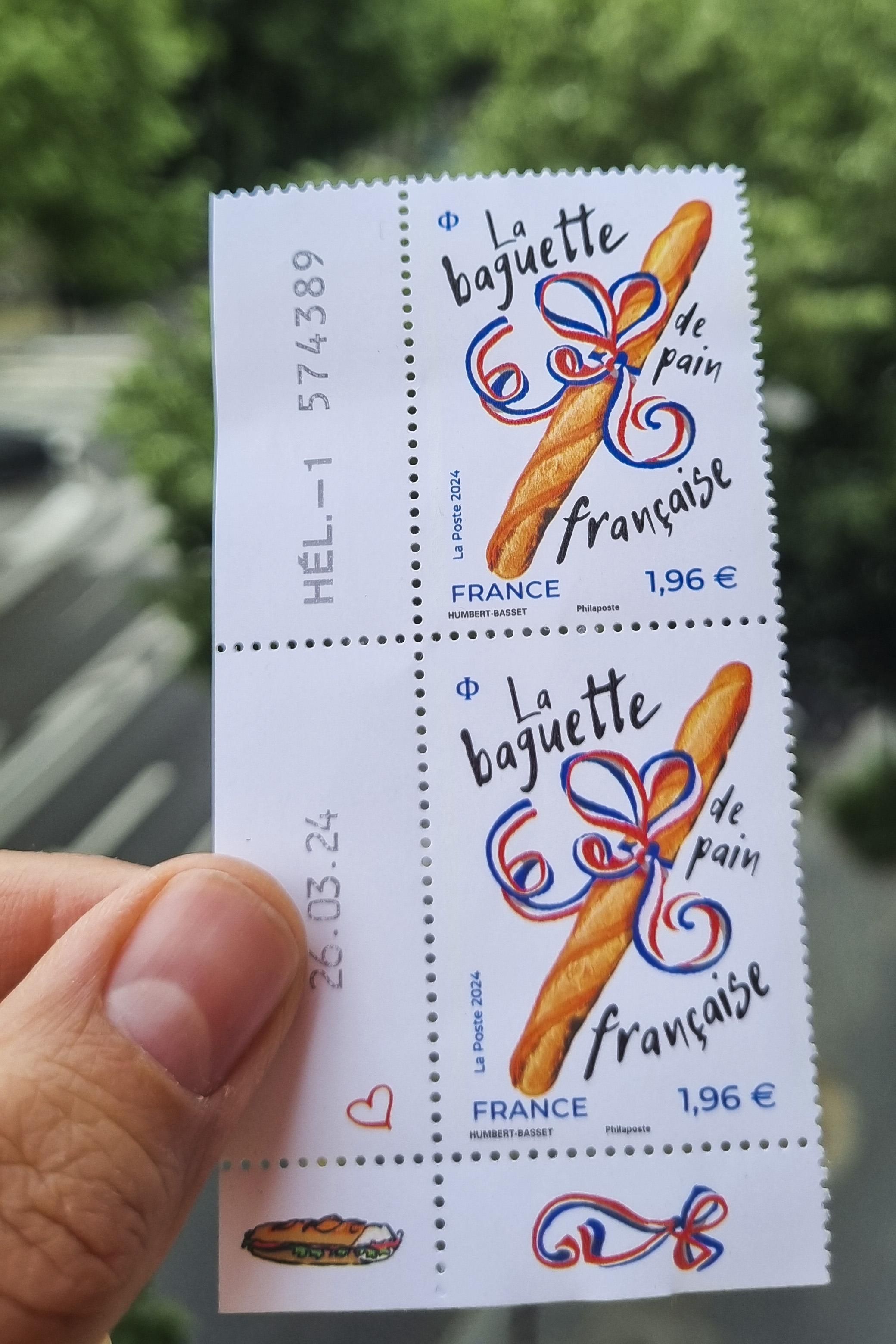 La 'baguette', símbolo gastronómico de Francia, ahora en un sello perfumado EFE/ Antonio Torres Del Cerro