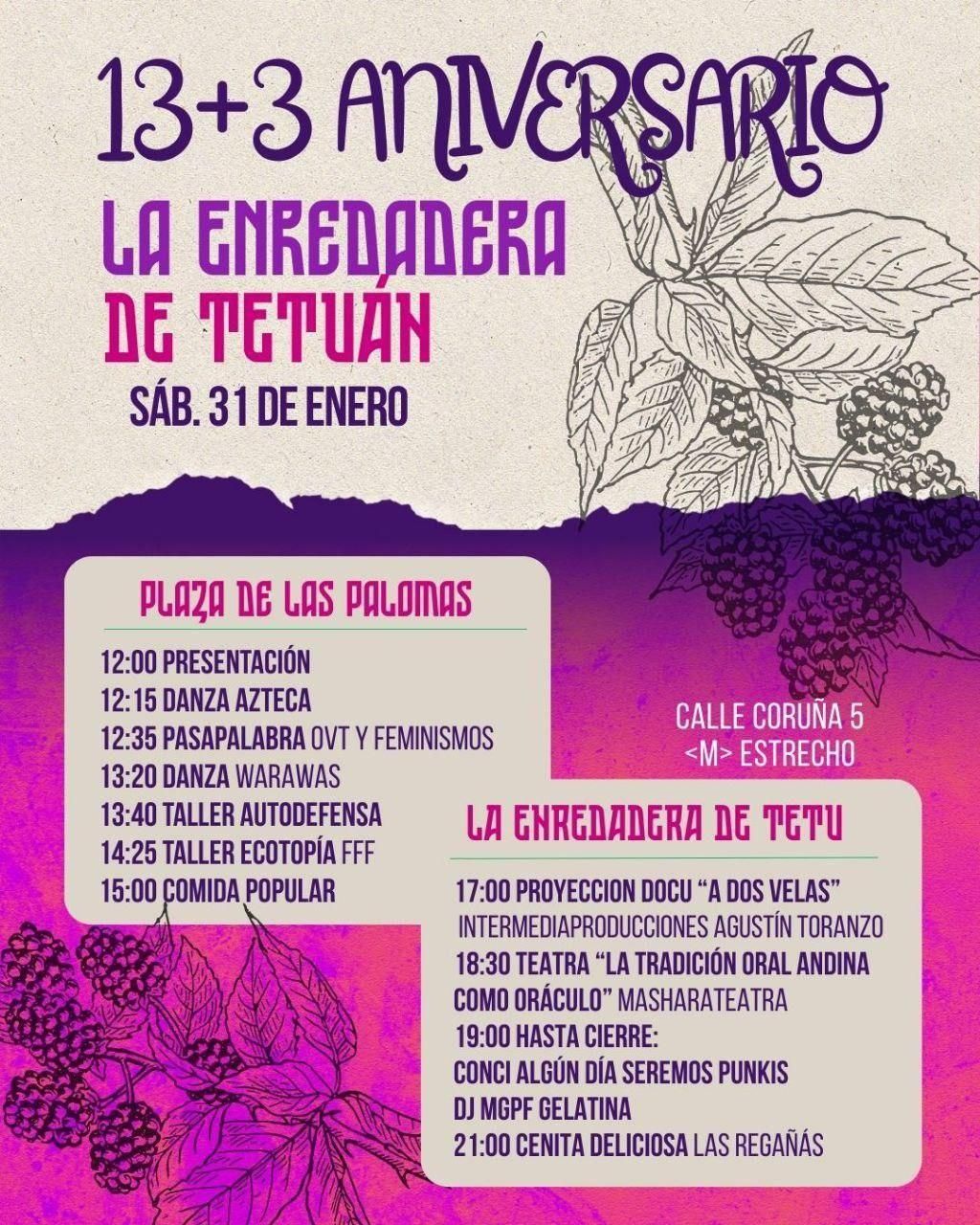 Programación de la jornada