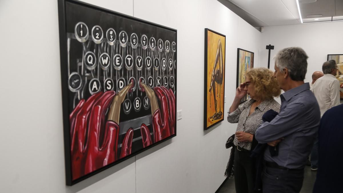 Inauguración de la exposición 'Los pasos del Pecado' de Mercedes Daza