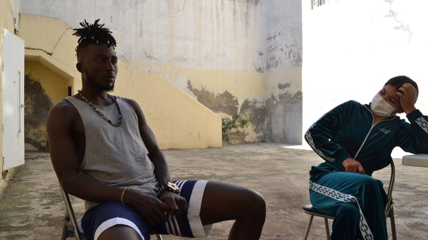 Ali y Salima, en la sede de Málaga Acoge