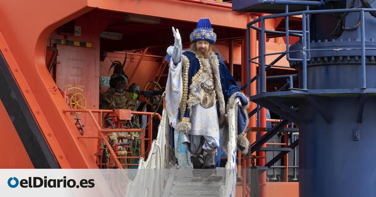Los Reyes Magos llegan este lunes a la Base Naval de Las Palmas a bordo de tres embarcaciones
