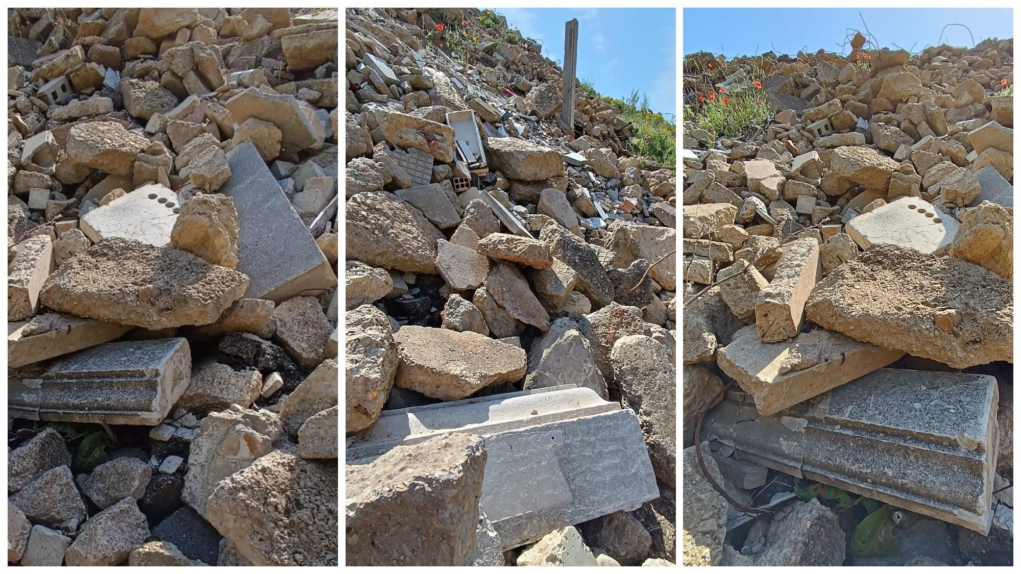 Diferentes restos funerarios en la zona donde la Junta ejecuta obras de la Red de Calor de León, junto al cementrio.