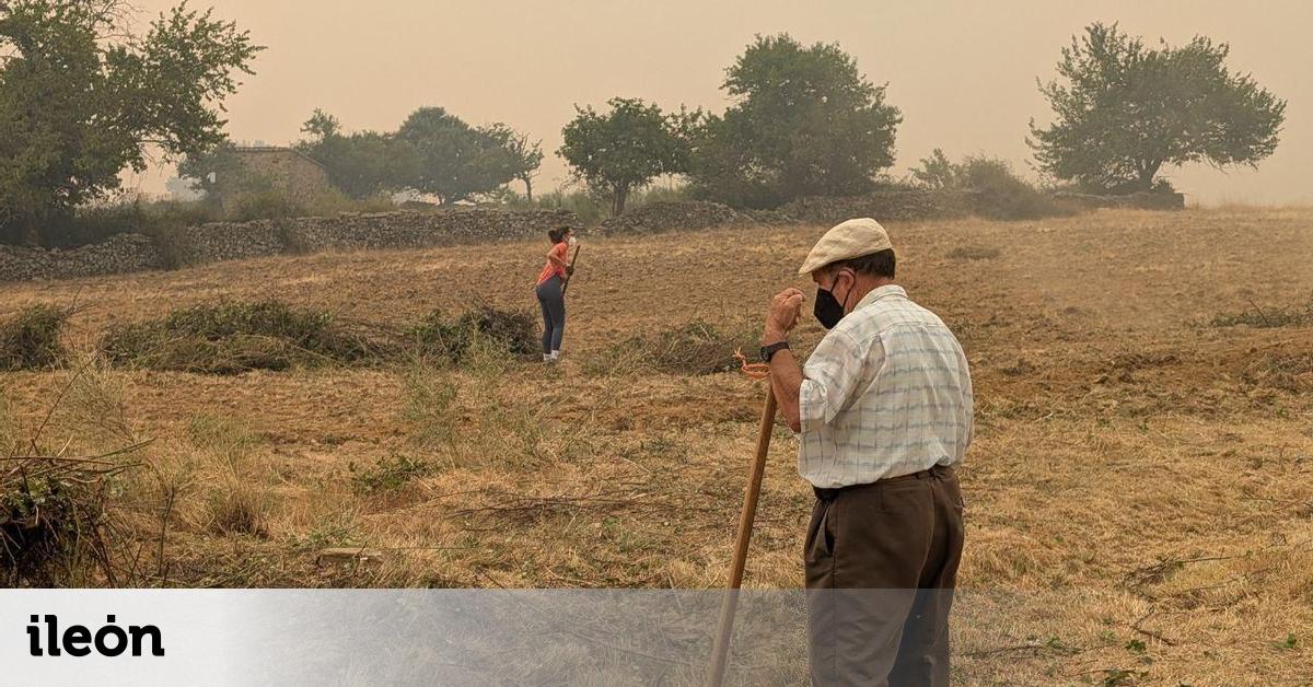 La Maragatería activa su autodefensa contra el fuego: “Voluntarios del pueblo y alrededores, es lo que hay”