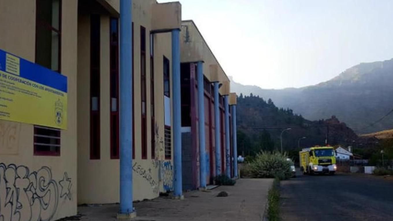 Parque de Bomberos de Tunte (Gran Canaria), cerrado actualmente.