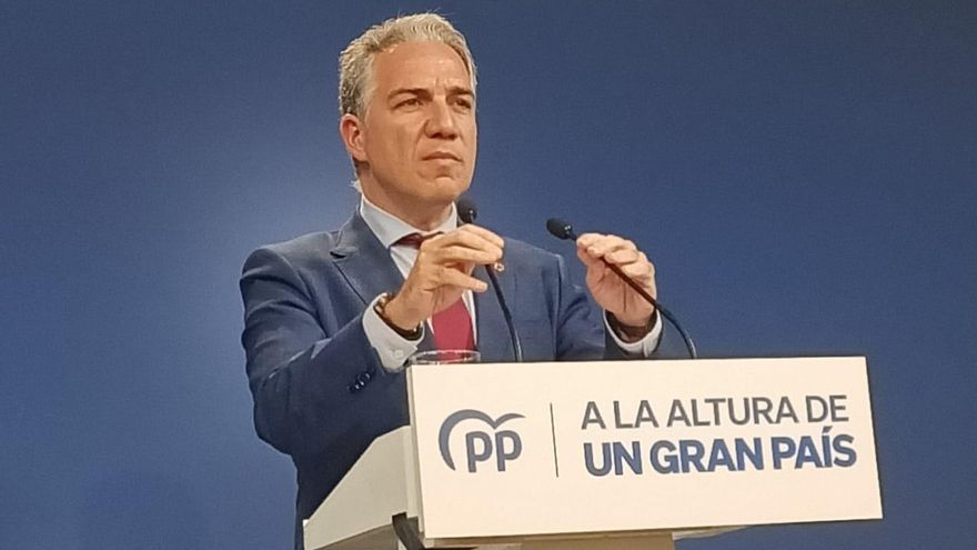 El coordinador general del Partido Popular, Elías Bendodo.
