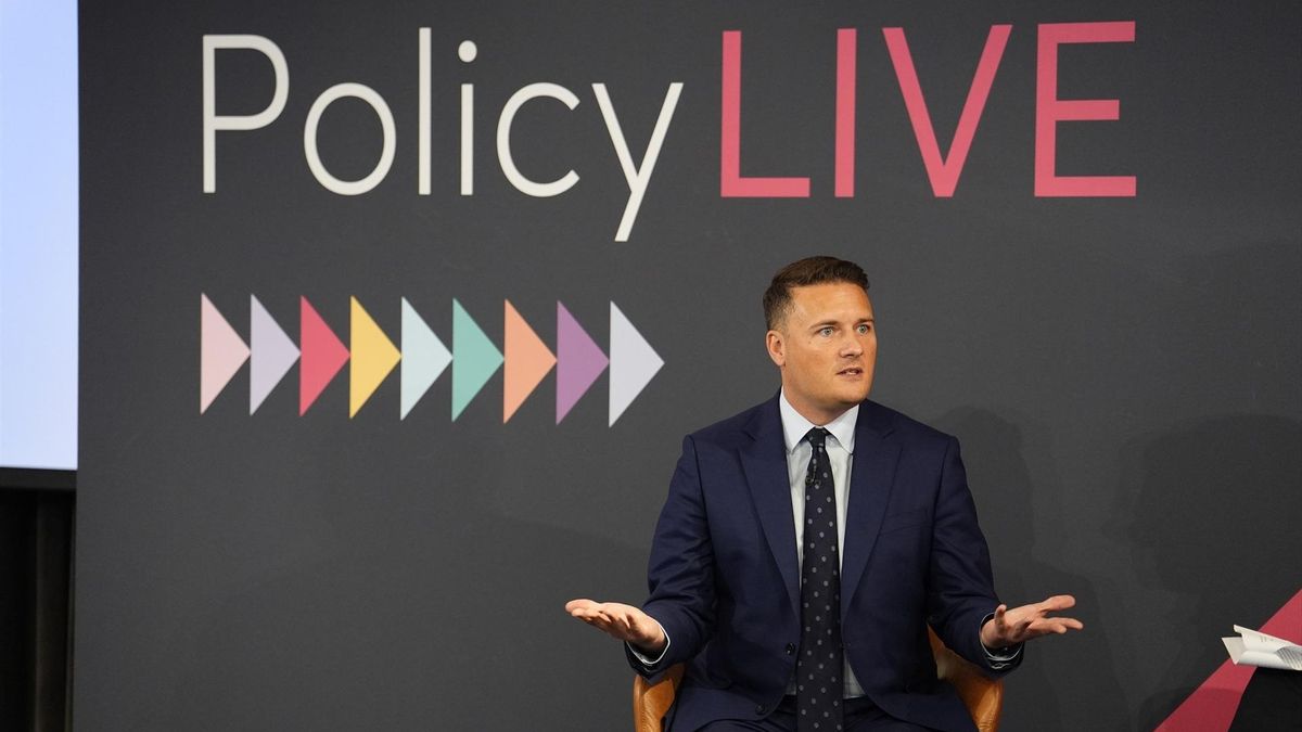 El ministro británico de Sanidad, Wes Streeting, en Londres, en septiembre de 2025.