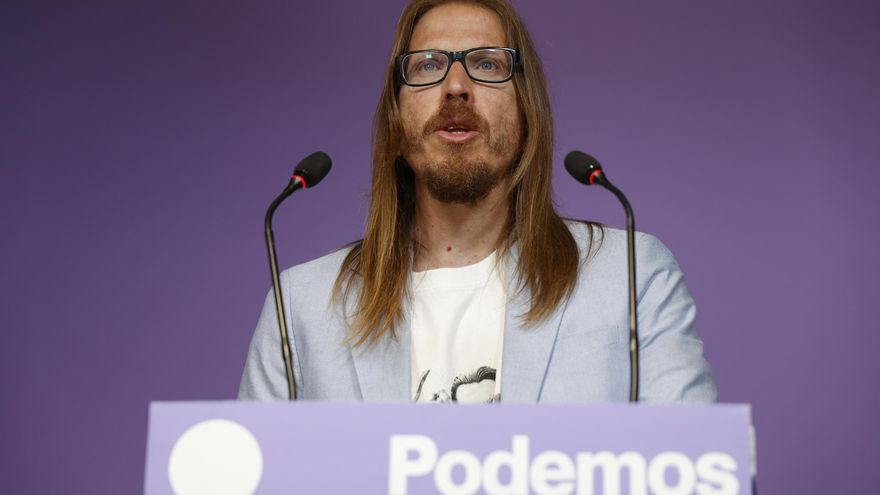 El secretario de Organización y portavoz de Podemos, Pablo Fernández.
