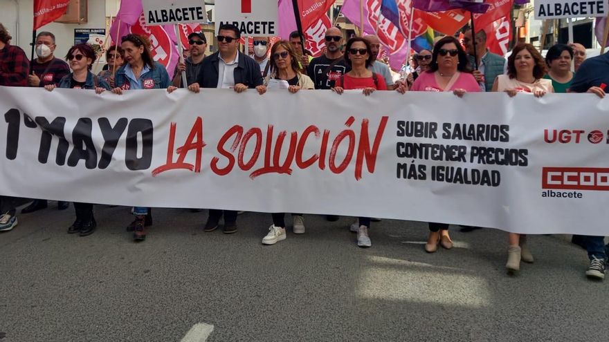 Castilla-La Mancha vuelve a las calles en el 1º de Mayo para clamar por mejores salarios y más igualdad