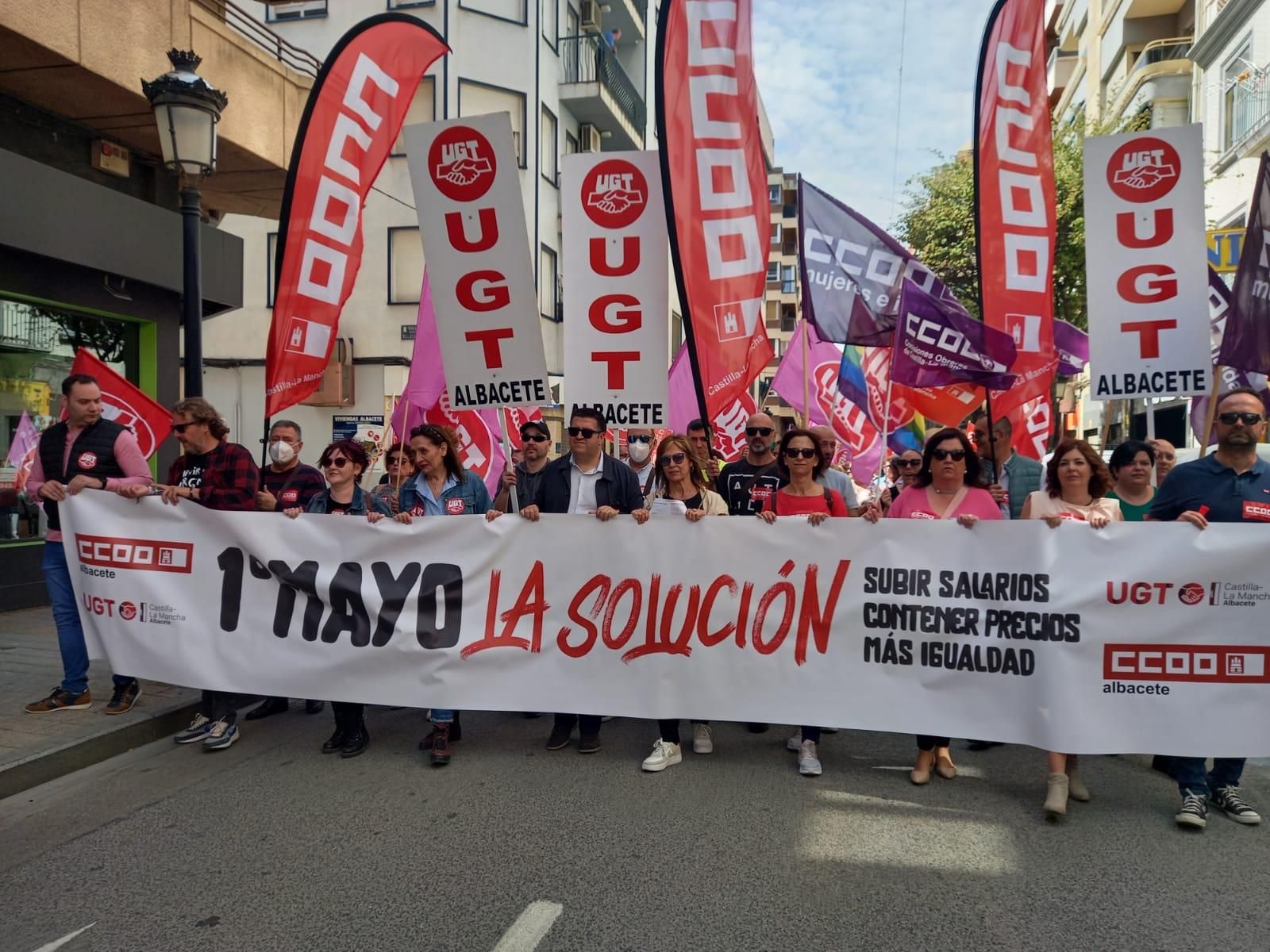 Manifestación en Albacete