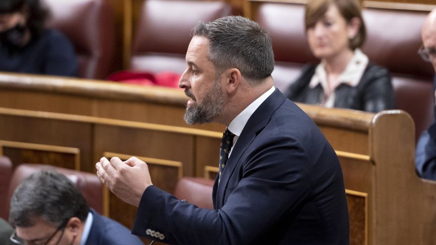 El líder de Vox, Santiago Abascal.
