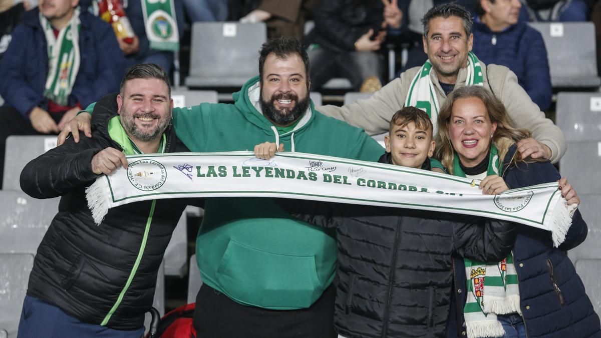 Grada Blanquiverde del Córdoba CF - Burgos CF