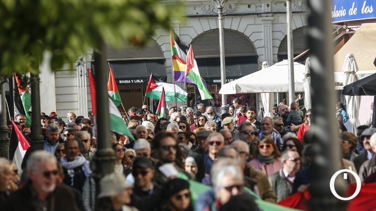 Manifestación en apoyo a Palestina